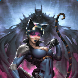 Absolute Catwoman #1 Alpha Exclusives pre-order. Art by Kunkka Purple virgin variant