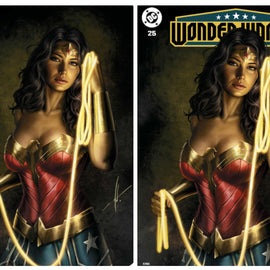 Wonder Woman #25 Alpha exclusive Pre-order. Trade & Virgin variant by Carla Cohen