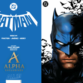 Batman #1 pre-order art Alpha exclusive art by Dave Wilkins virgin variant