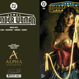 Wonder Woman #25 Alpha exclusive Pre-order. Trade variant by Carla Cohen