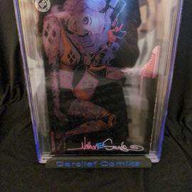 $75 VBK BOX with a shot at 9.8 CGC signature series Harley Quinn #49 signed by Nathan Szerdy
