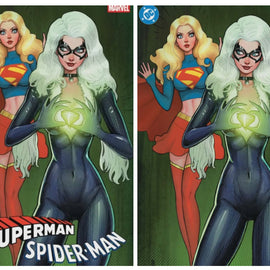 Superman/Spider-Man #1 Nathan Szerdy Alpha Exclusives Pre-order trade & Virgin variant aet