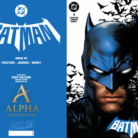Batman #1 pre-order art Alpha exclusive art by Dave Wilkins trade variant