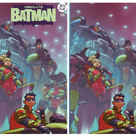 Absolute Batman 20 Alpha Exclusives art by Gerald Parel set of 2  variants