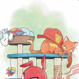 Super Man/ Spiderman #1 Alpha Exclusives art by Gurihiru