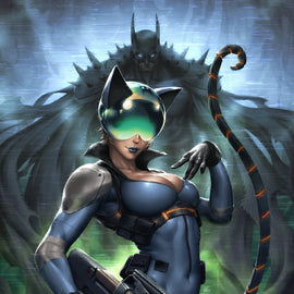 Absolute Catwoman #1 Alpha Exclusives pre-order. Art by Kunkka trade variant