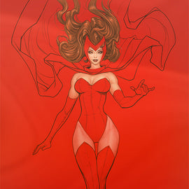 [FOIL] Scarlet Witch #4 Unknown Comics David Nakayama Exclusive Foil Virgin Color Bleed Var (04/05/2023)