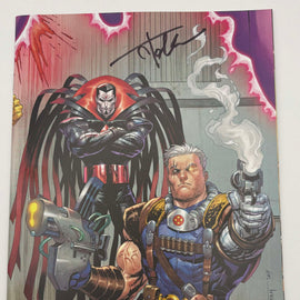 [Signed by Tyler Kirkham] Cable: Love & Chrome #1 Unknown Comics Tyler Kirkham Connecting Cover Exclusive Virgin Var (08/16/2025) [IN STOCK]